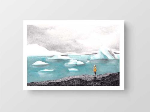 “Le lac d’iceberg” A4
